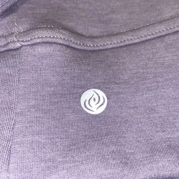 Apana Cowl Neck Cozy Sweat Shirt Lavender Small - Picture 2 of 9